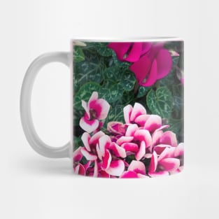 Purple Cyclamen Plants Flowers Mug